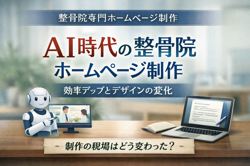 AI時代の整骨院ホームページ制作